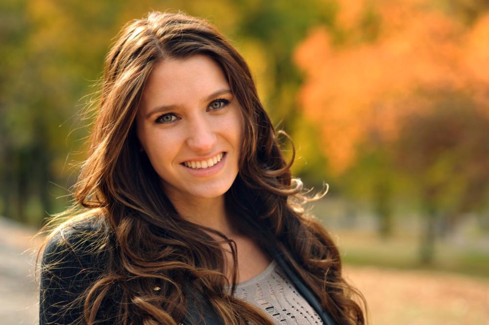 anderson woman smiling after tooth extraction