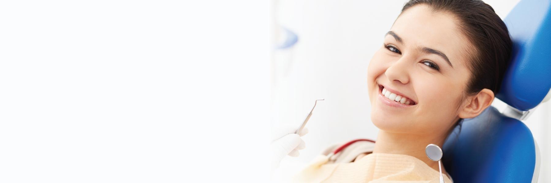 anderson woman smiling in dental chair