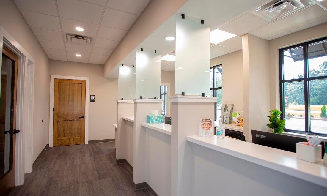Check out area at Hopewell Family Dentistry